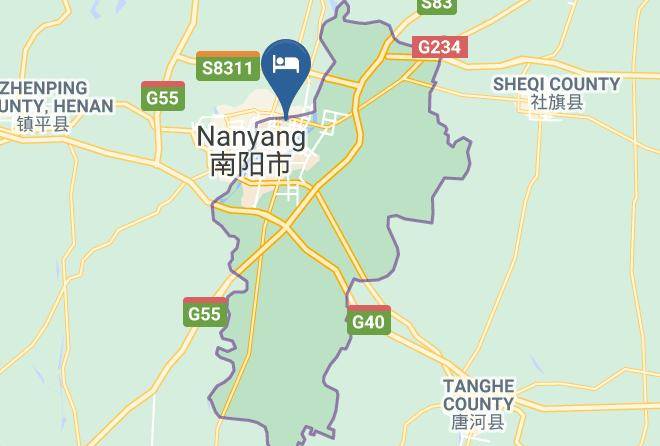 Nanyang - Nanyang Nanshan Moshe Hotel Maps