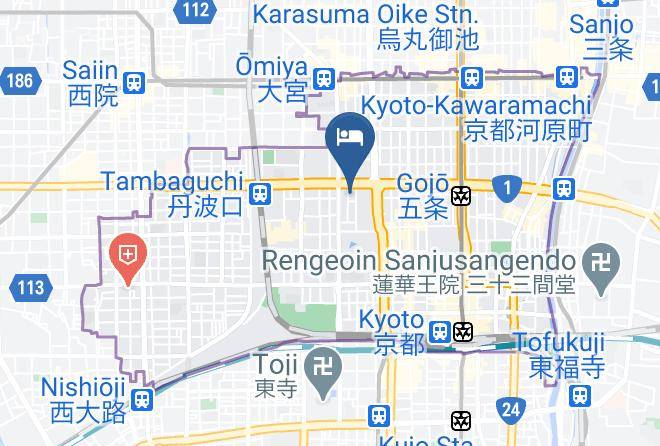 Naokonoza Omiya Gojo Map