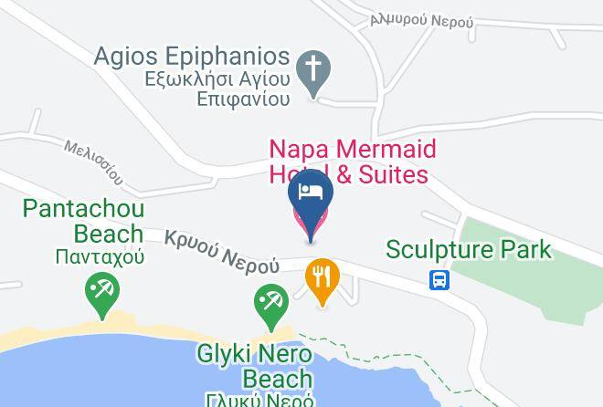 Cyprus - Napa Mermaid Hotel & Suites Maps