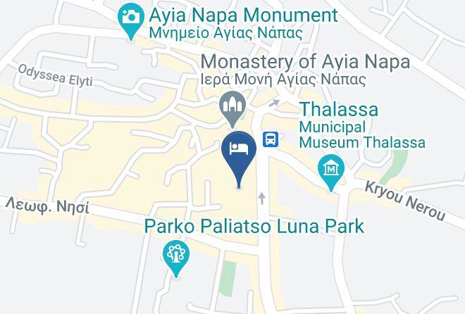 Cyprus - Napa Plaza Hotel Maps