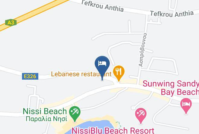 Cyprus - Napasol Boutique Hotel Maps