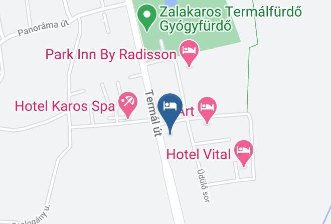 Zalakaros - Napfeny Hotel Maps