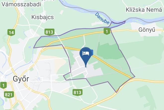 Gyor - Napfeny Vendeghaz Maps