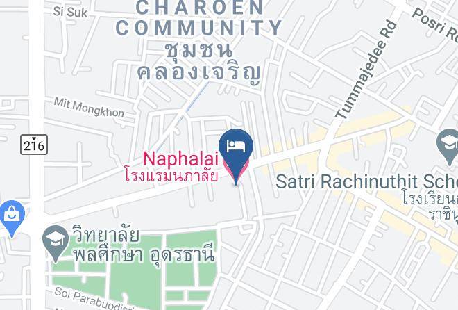 Mueang Udon Thani District - Naphalai Hotel Maps