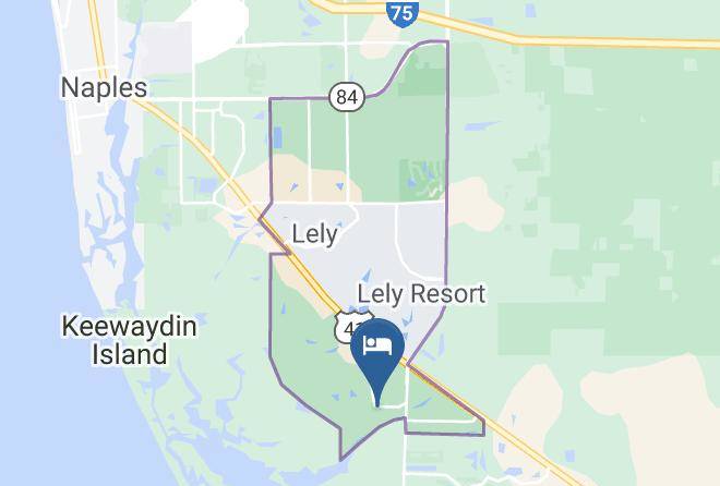 Naples Marco Island Koa Holiday Map