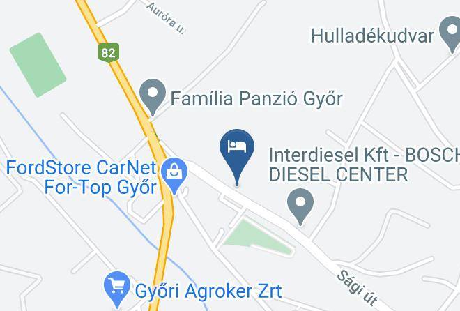 Gyor - Napoleon Betero Levendula Vendeghaz Maps