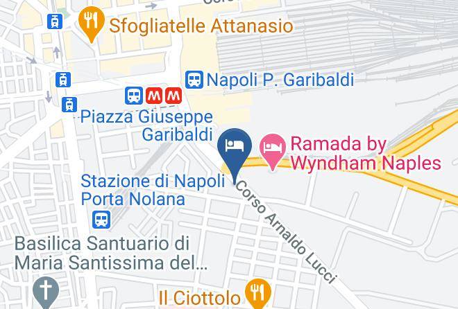 Napoli Central Station B&b Map