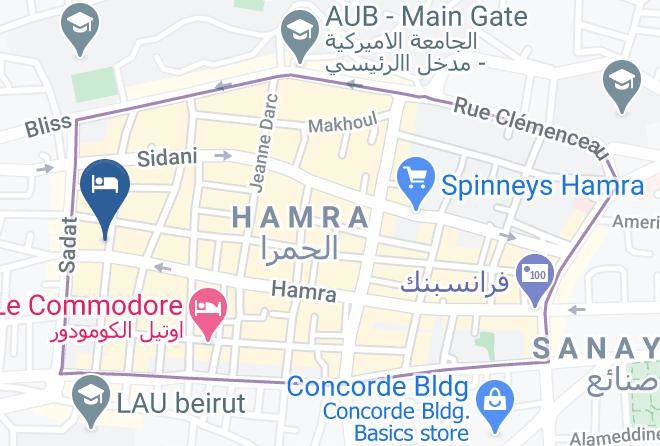 Beyrouth - Napoli Hotel Maps