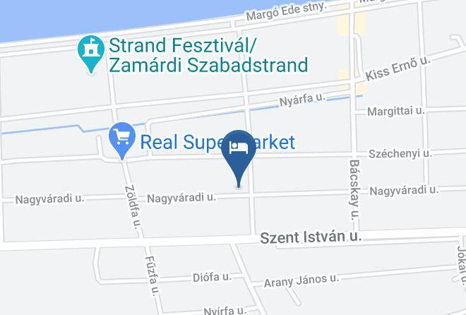Zamardi - Napsugar Hotel Zamardi Maps