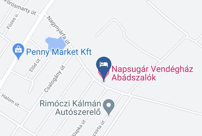 Abadszalok - Napsugar Vendeghaz Abadszalok Maps