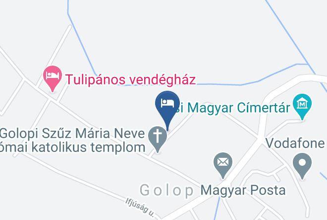 Golop - Napsugar Vendeghaz Maps