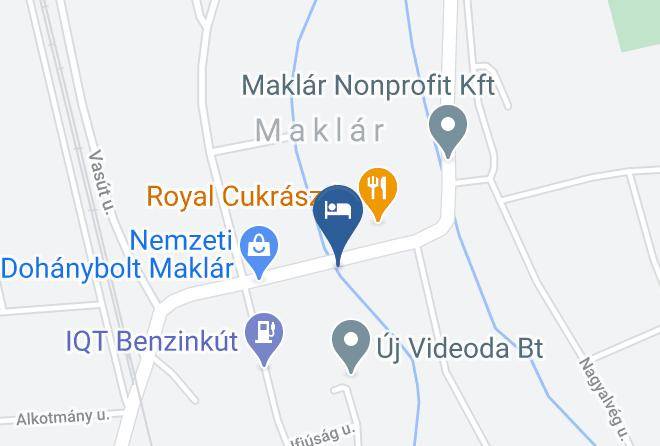 Maklar - Napsugar Vendeghaz Maklar Maps