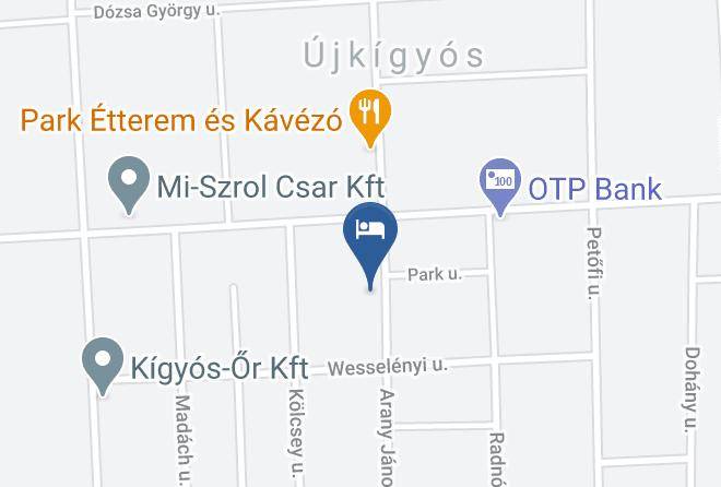 Ujkigyos - Napsugar Vendeghaz Maps