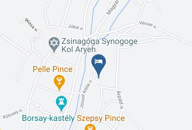 Mad - Napudvar Vendeghaz Sungarden Pension Maps