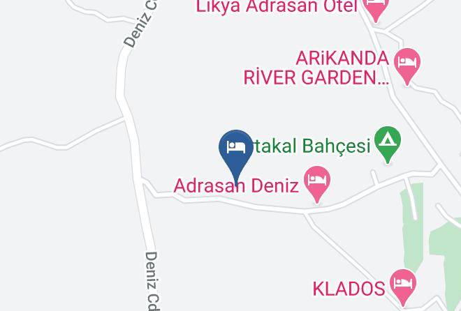 Kumluca - Adrasan Otel Narcicegi Maps