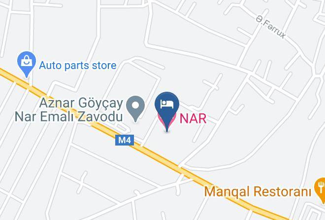 Goycay - Nar Hotel Maps