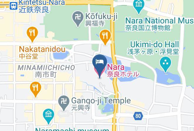 Nara City - Nara Hotel Maps