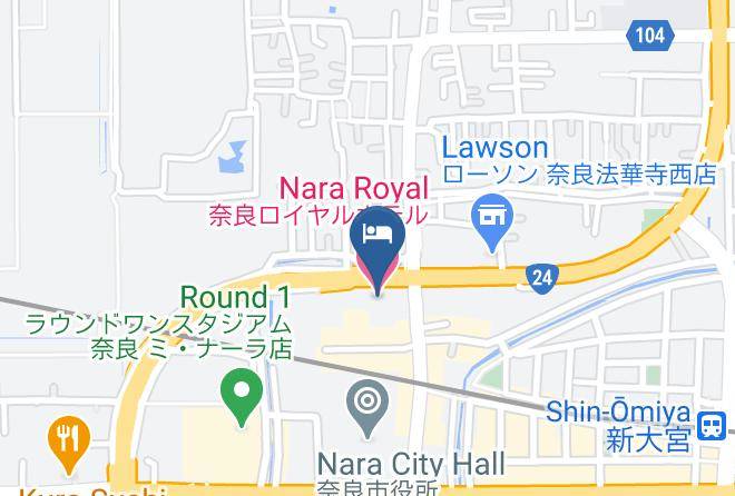 Nara Royal Hotel Map