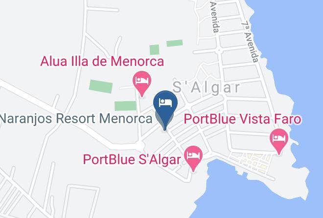 Baleares - Naranjos Resort Menorca Maps