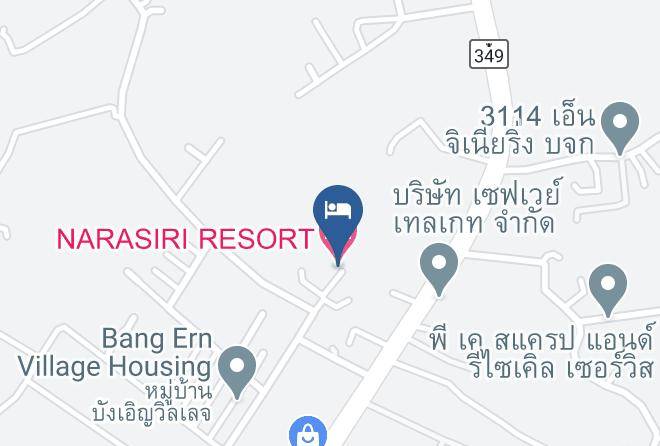 Amphoe Ban Bueng - Narasiri Resort Maps