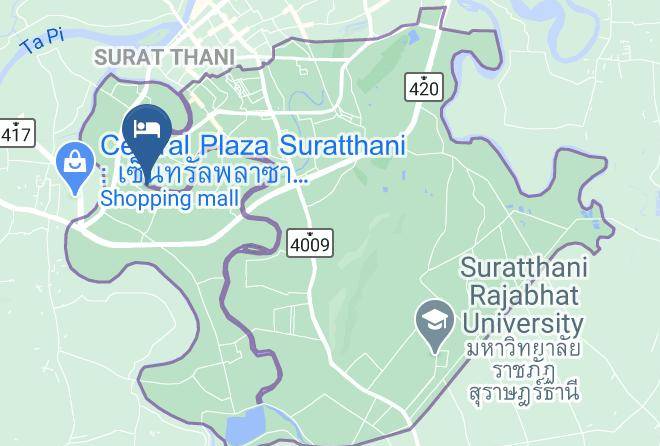 Amphoe Mueang Surat Thani - Naraya Riverside Resort Maps