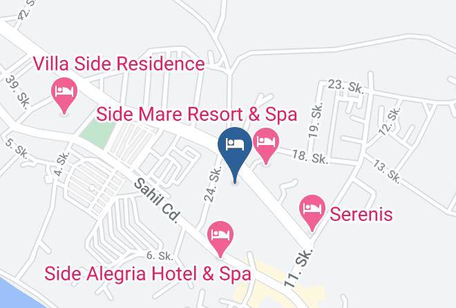 Manavgat - Narcia Resort Side Maps