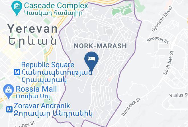 Yerevan - Nare Hotel Maps