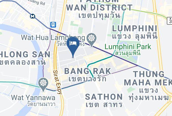 Phra Nakhon - Nares Hotel Maps