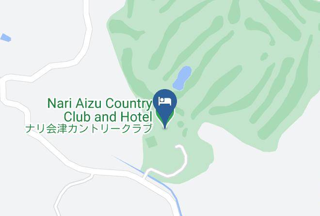 Aizuwakamatsu City - Nari Aizu Country Club And Hotel Maps