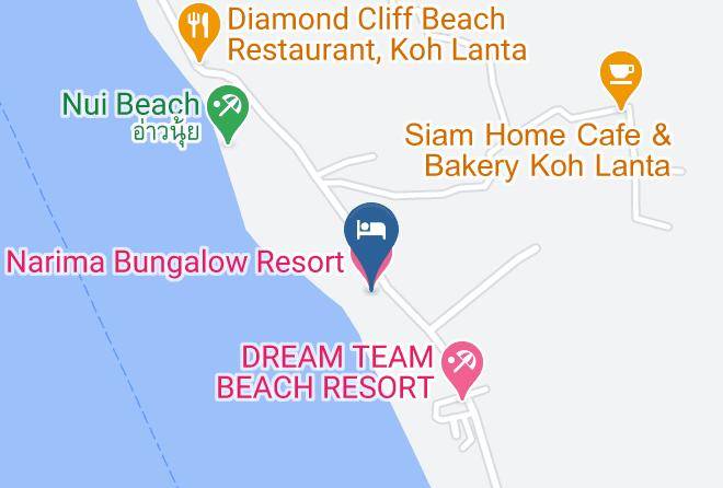 Amphoe Ko Lanta - Narima Bungalow Resort Maps
