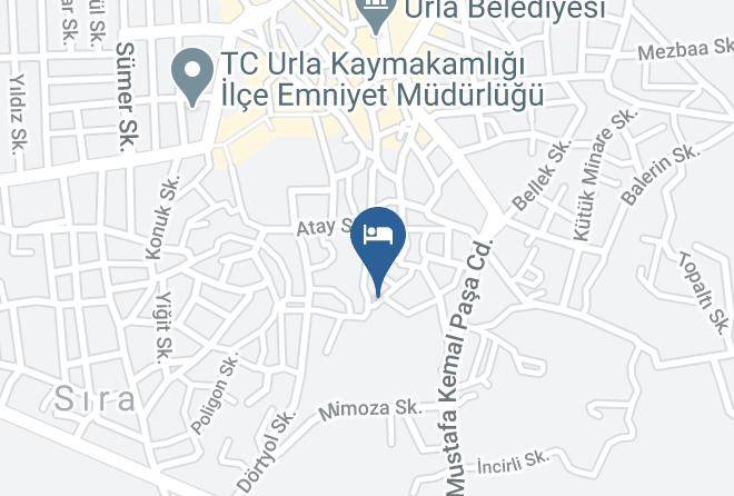 Urla - Narimor Urla Butik Otel Maps