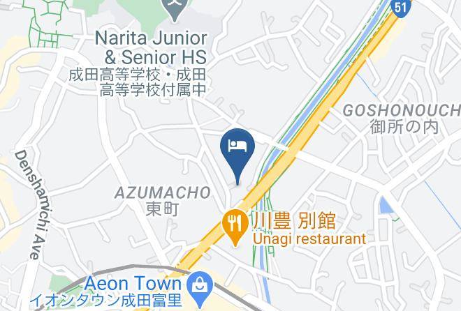 Narita City - Narita Higashi Shop Hotels Maps
