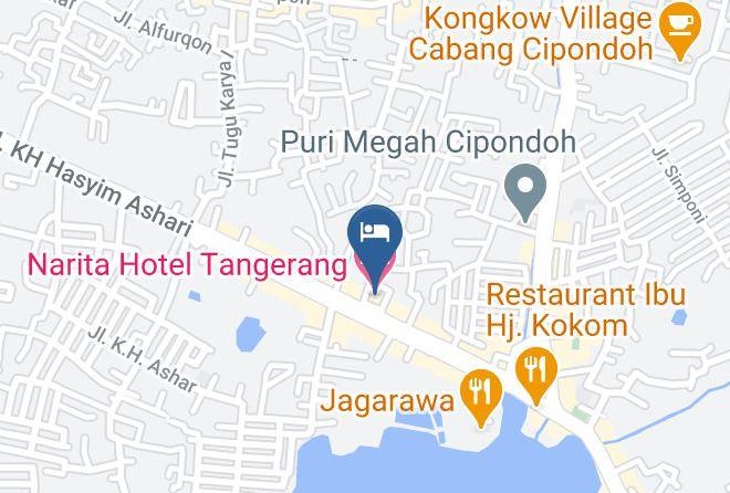 Narita Hotel Tangerang Map