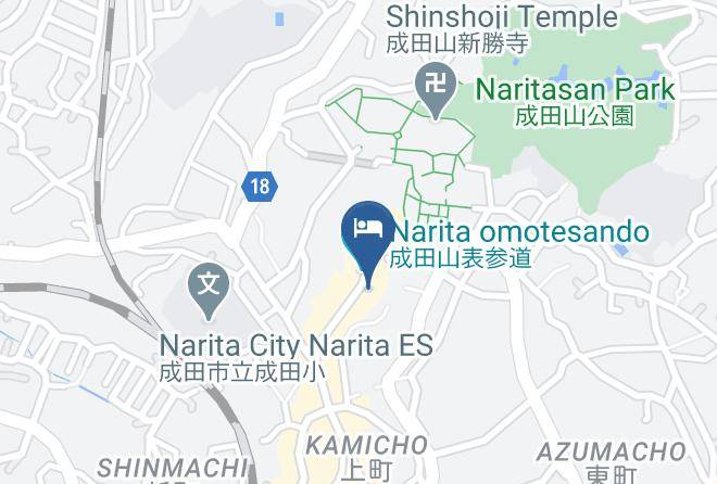 Narita City - Narita Park Hills Hotel Maps
