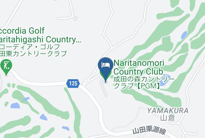 Katori City - Naritanomori Country Club Maps