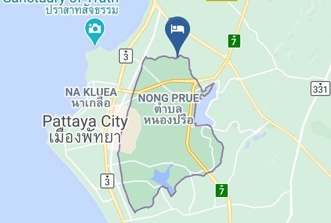 Narnia Resort Pattaya Map