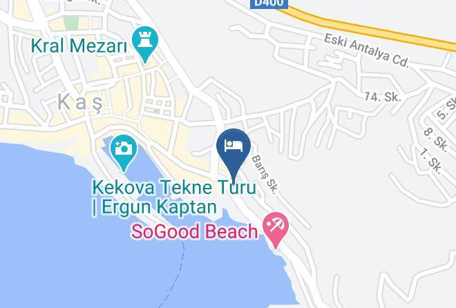 Kas - Nur Beach Maps