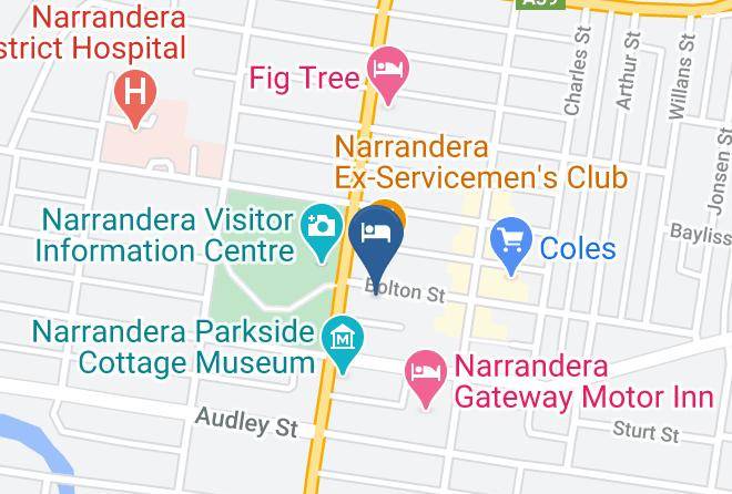 Narrandera - Narrandera Club Motor Inn Maps