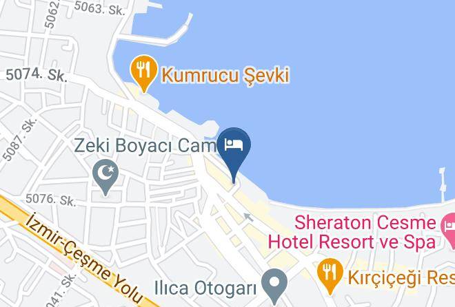 Cesme - Nars Ilica Otel Maps