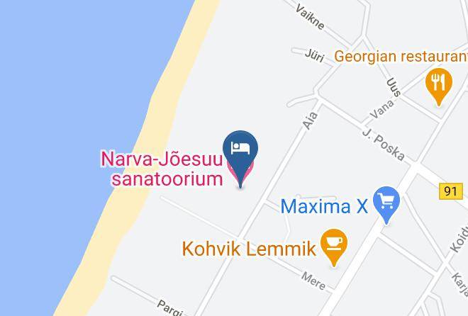 Narva Joesuu Linn - Narva Joesuu Spa & Sanatoorium Maps
