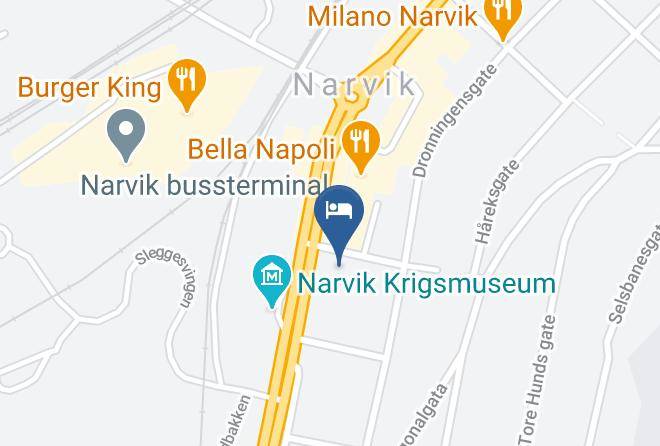 Narvik - Narvik Hotell Wivel Maps