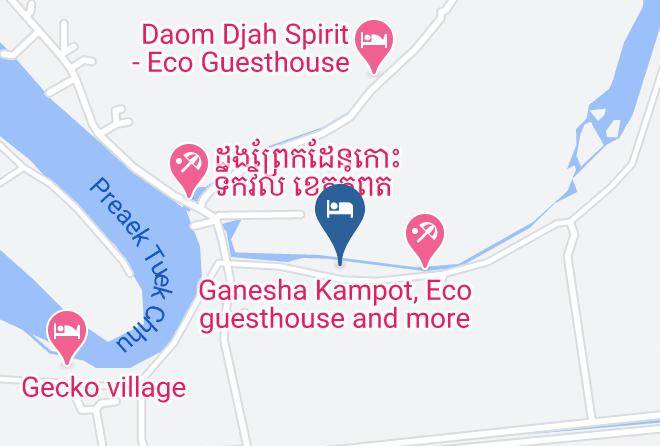 Tuek Chhu - Nary Garden Bungalows Maps