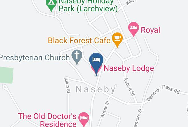 Central Otago - Naseby Lodge Maps