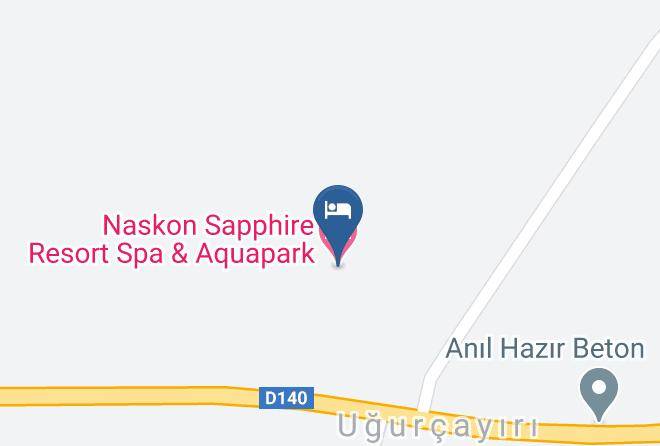 Ayas - Naskon Sapphire Resort Spa & Aquapark Maps