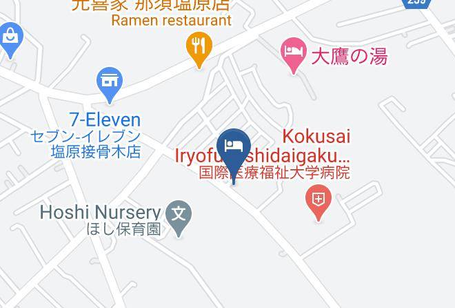 Nasushiobara City - Nasu Marronnier Hotel Maps