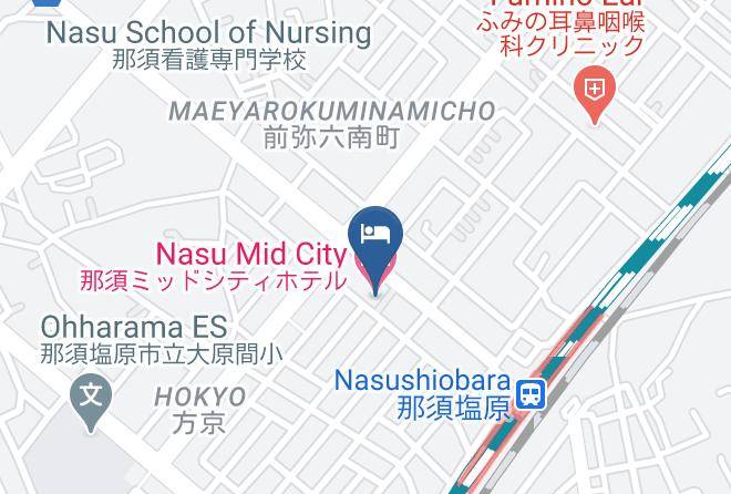 Nasushiobara City - Nasu Mid City Hotel Maps