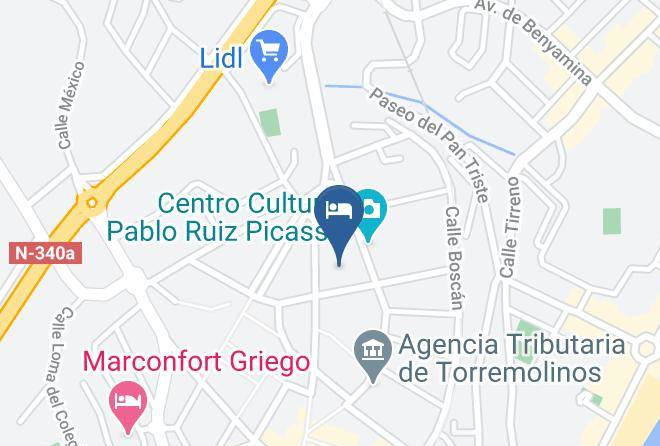 Malaga - Natali Hotel Torremolinos Maps
