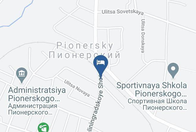 Pionerskiy - Natalia Hotel Maps