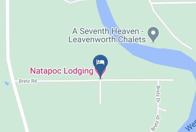 Natapoc Lodging Harita - Washington - Chelan