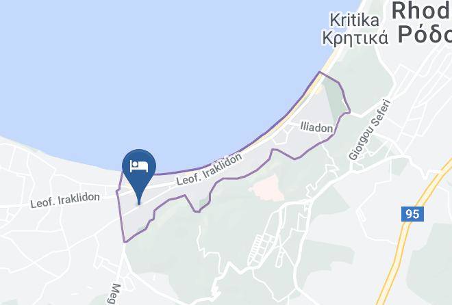 Dodecanese - Nathalie Hotel Maps